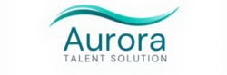 logo featuring aurora wave and minimalist icons